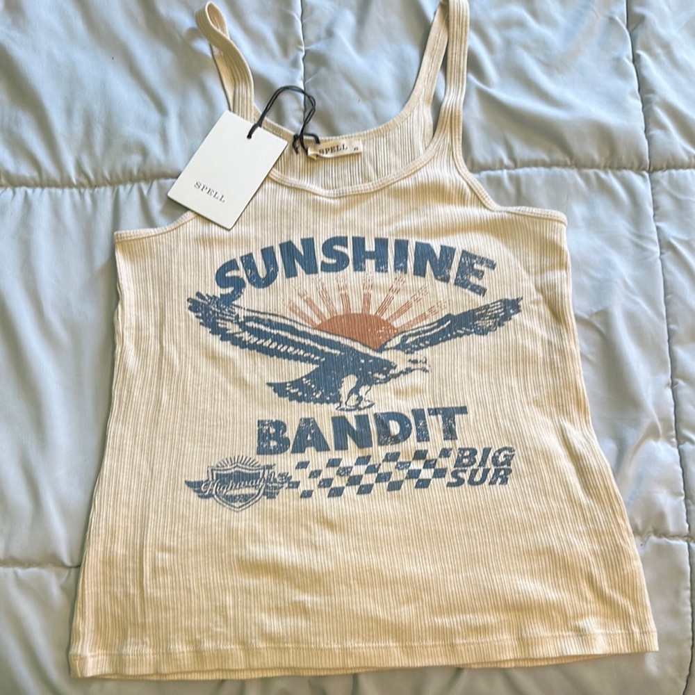 Spell Sunshine Bandit Tank Top NWT XS - Picture 5 of 12
